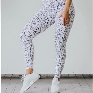 Astoria Luxe Ignite Full Length Legging-White Speckle